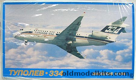 Tupolev 1/144 Tu-334 plastic model kit